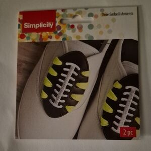 Simplicity Football Shoe Embellishments with White Laces